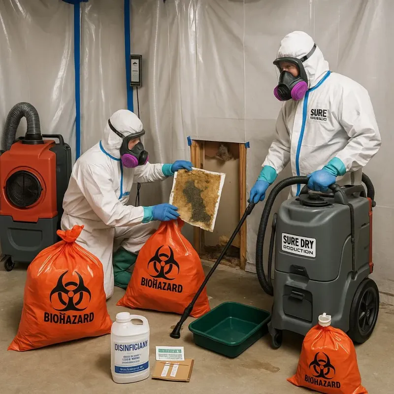 Contaminated Water Handling Protocols process in Rossmoor, MD